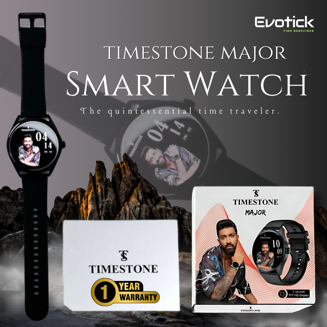 Timestone Major Smartwatch (Pink, Gray & Black Colours Available)